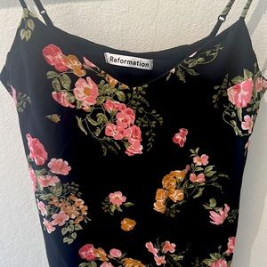 Reformation midi floral dress in excellent condition!